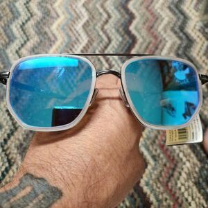 Blue and Silver Sunglasses